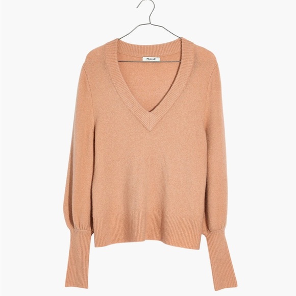MADEWELL | Dashwood V-Neck Sweater in Coziest Yarn - Picture 7 of 7